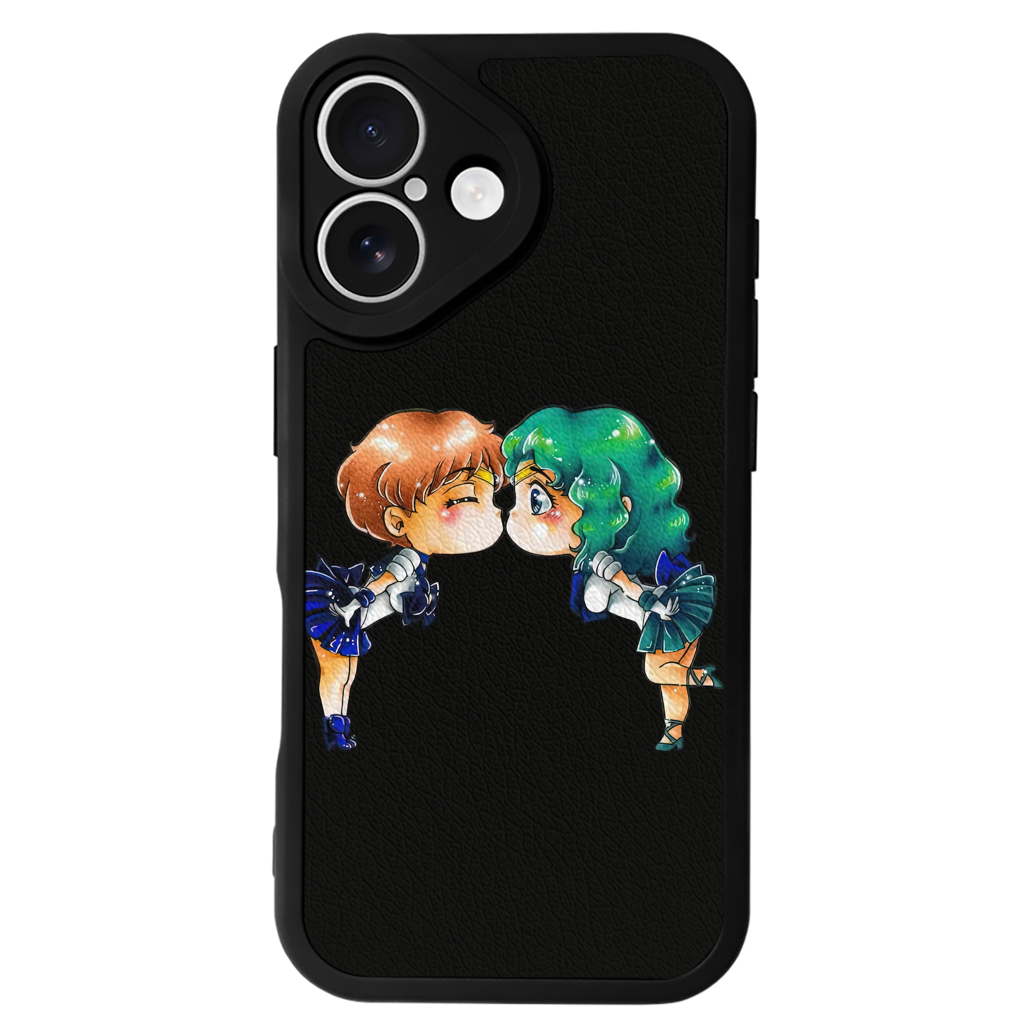 （画像用） 美少女戦士セーラームーン 天王はるか Sailor Moon Tenoh Haruka 【iPhone 16シリーズ対応】シリコンスマホケース（レザー調） 材質：シリコン